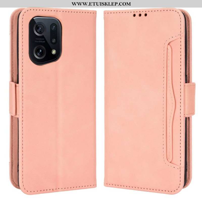 Etui Folio do Oppo Find X5 Wielokartowa Klasa Premier